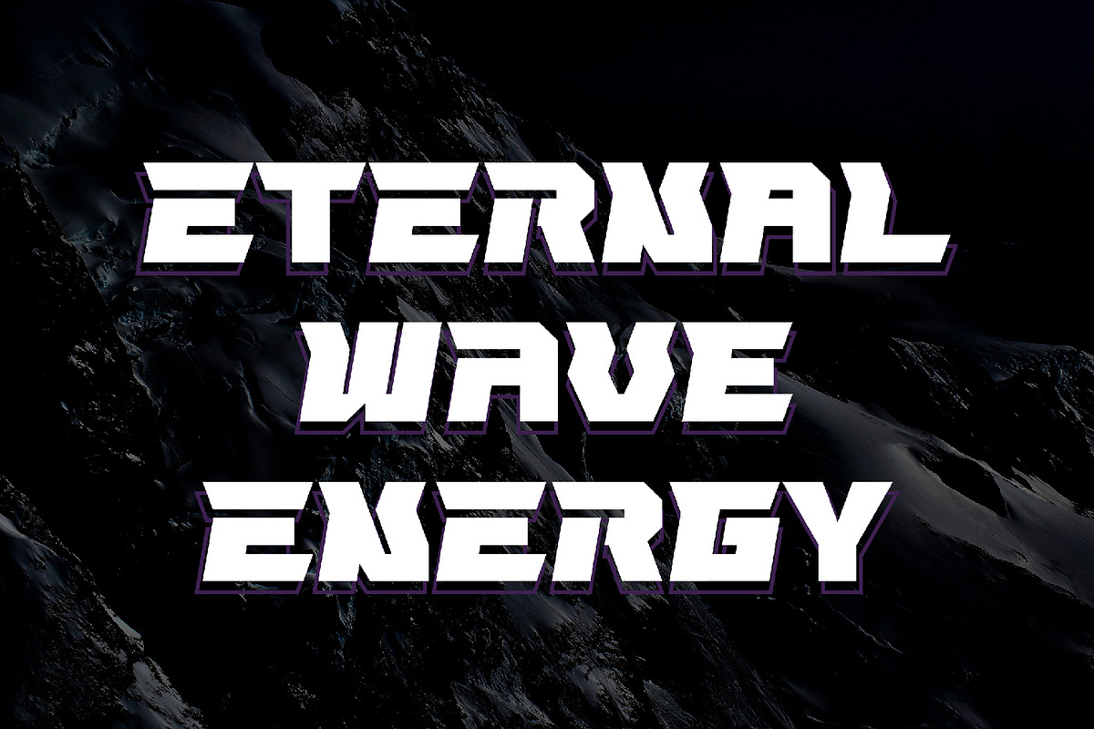 Queen Breaker - Futuristic Font, a Script Font by AQR Studio (Photo 3 of 8)