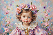 Baby Empress Bundle Oil Painting, a Person Illustration by PLUM&FIGS (Thumbnail 7 of 13)