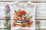 Red Gingham Autumn Clipart, an Illustration by CraftArtStudio (Thumbnail 3 of 6)
