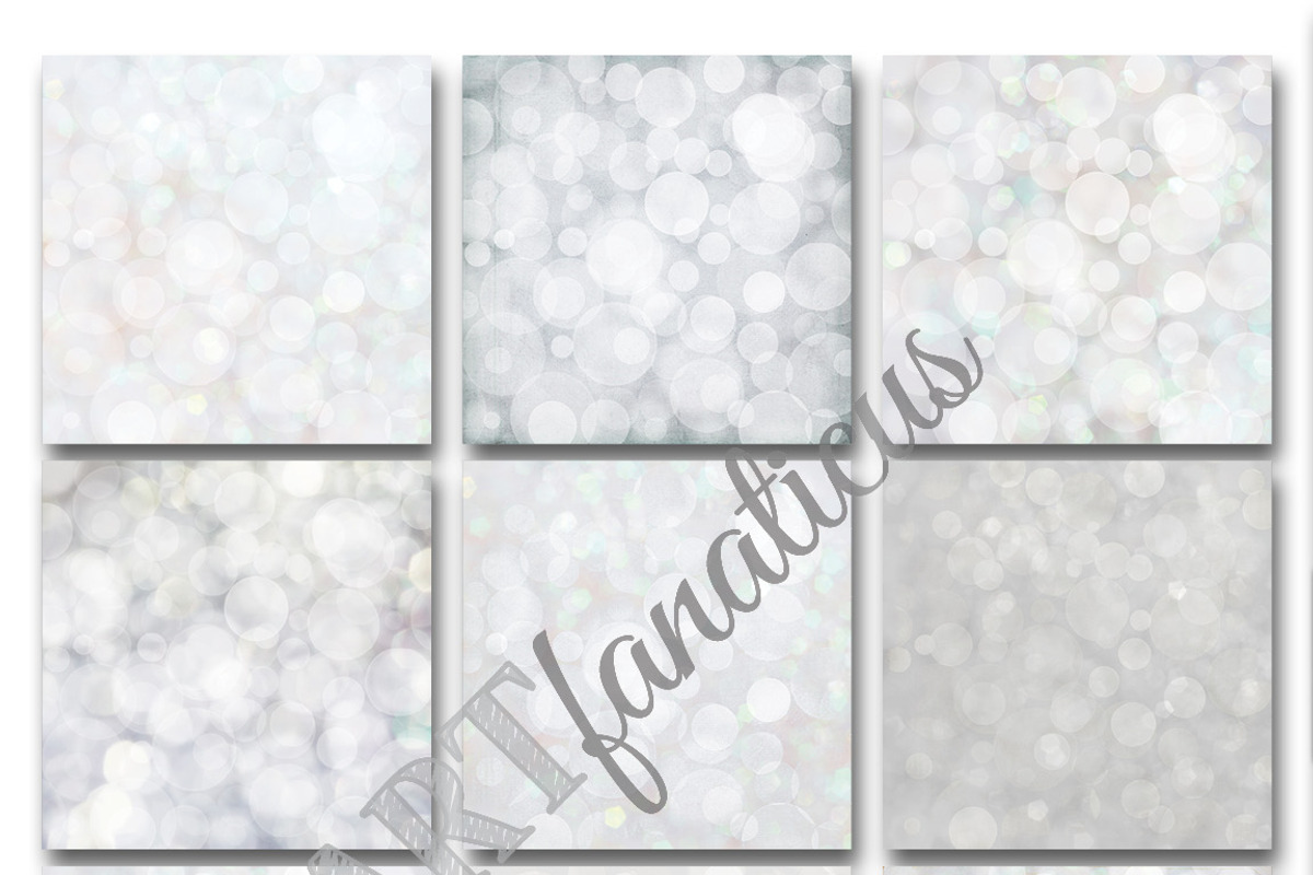 WINTER WHITE BOKEH, a Texture Graphic by Artfanaticus (Photo 3 of 3)