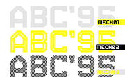 EPYON MECH Futuristic Typeface, a Font by Alex-Banks Type (Thumbnail 2 of 6)