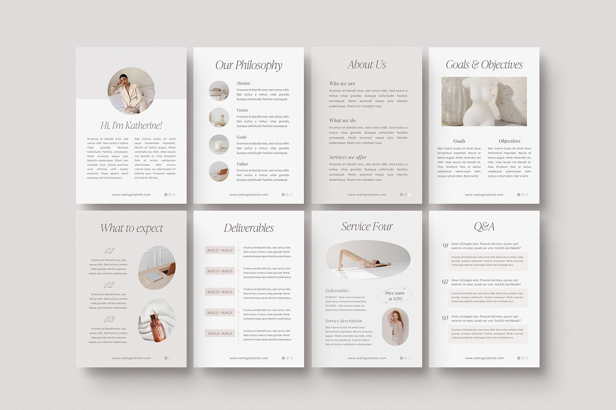Services & Pricing Guide Template, a Magazine Template by LiliesandBerries (Photo 4 of 11)