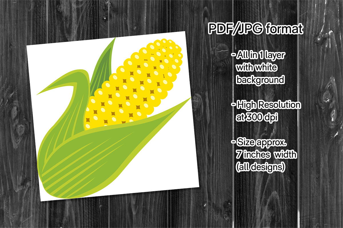 Thanksgiving Clipart Set No Outline, a Seasonal Illustration by V Design Creator (Photo 3 of 8)