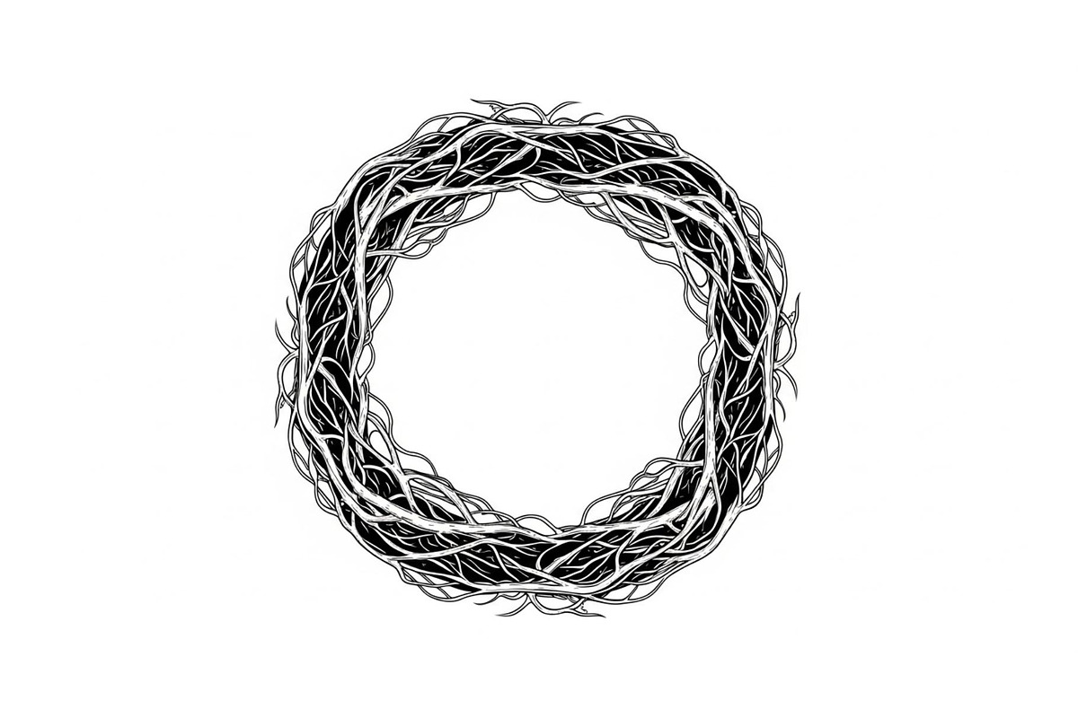 Hand Drawn Wreath Frame Bundle, an Illustration by yasushie (Photo 26 of 51)