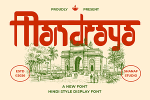 Mandraya Hindi Style Font
