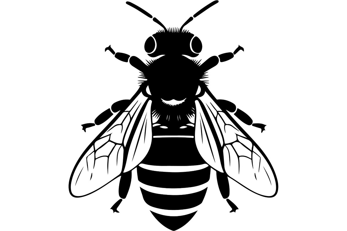 Bee Silhouette Bundle, a Background Graphic by Creativeshirt (Photo 17 of 18)