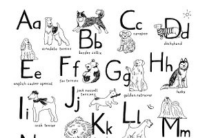 Alphabet Dogs