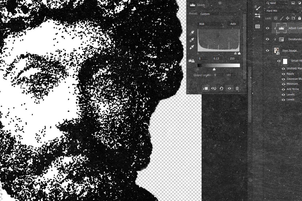 Create Halftone Design in 60 Seconds