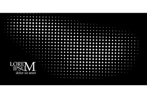 Abstract background with black dots, an Illustration by Nenahliadava Design