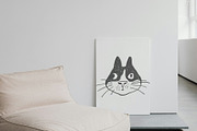 Funny Cats Line Art Bundle, an Illustration by Anastasiya Klempach (Thumbnail 11 of 19)