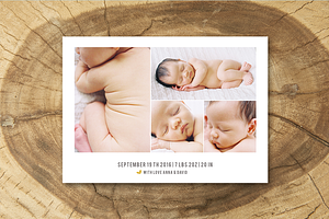 Birth Announcement Template 011