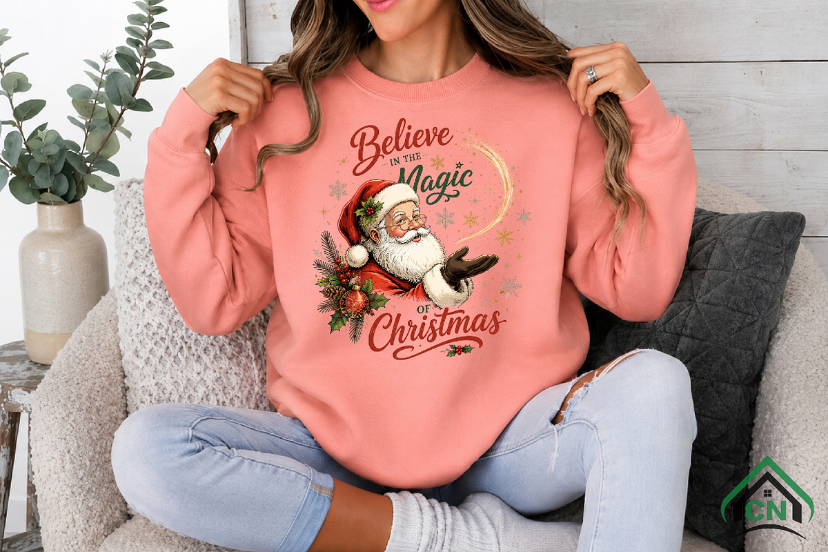Believe in the Magic of Christmas, a Seasonal Illustration by Craft Nest (Photo 2 of 6)