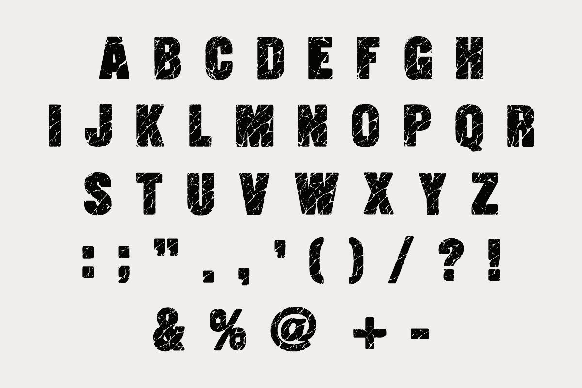 Destroy Scratch Font, a Blackletter Font by Infinity art Studio (Photo 8 of 10)