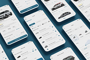 Rent Car & Rental Vehicle App, an App Template by nagaredesignstudio (Thumbnail 1 of 2)