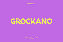 Grockano - Modern Display Typeface