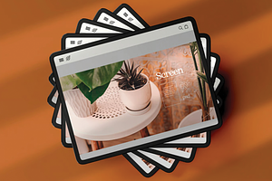 Tablet for Application UI Mockup, an iPad Mockup by skybluecreative