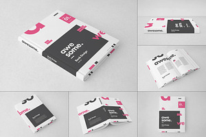 Book Mock-up, a Books & Magazine Mockup by zippypixelstudio