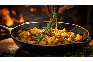 herb rosemary sprig ai generated, a Food & Drink Photo by pikepicture