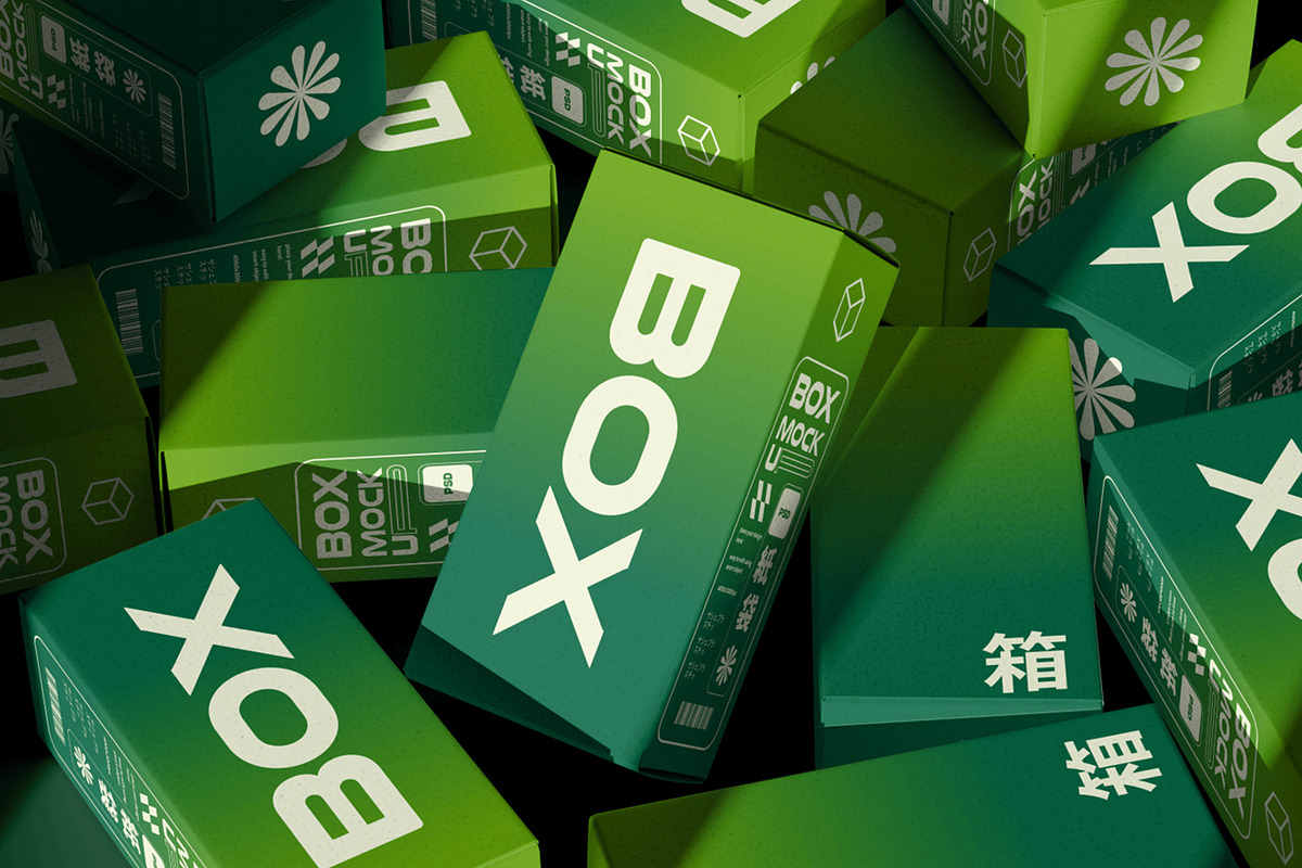 Box Packaging Mockup, a Packaging Mockup by megostudi0 (Photo 3 of 4)