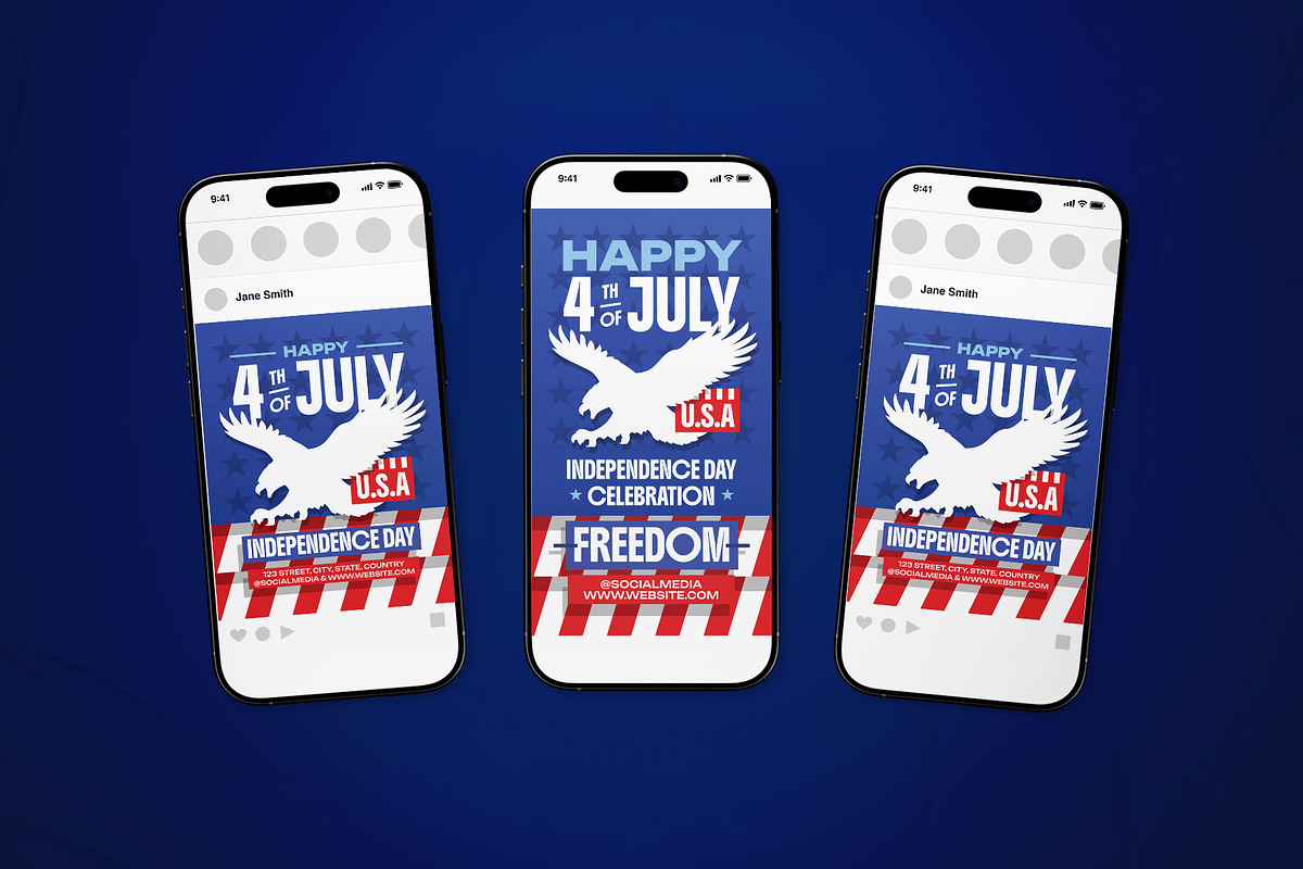 USA Independence Day Flyer Set, a Flyer Template by The Good Store (Photo 2 of 2)