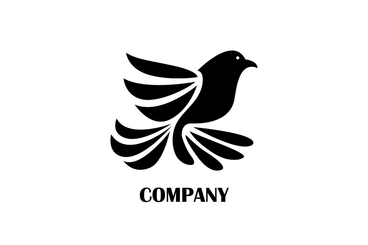 Modern Logo With Flying Bird Icon, a Branding & Logo Template by Diya Studio (Photo 2 of 3)
