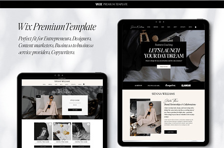 Wix Website Template,