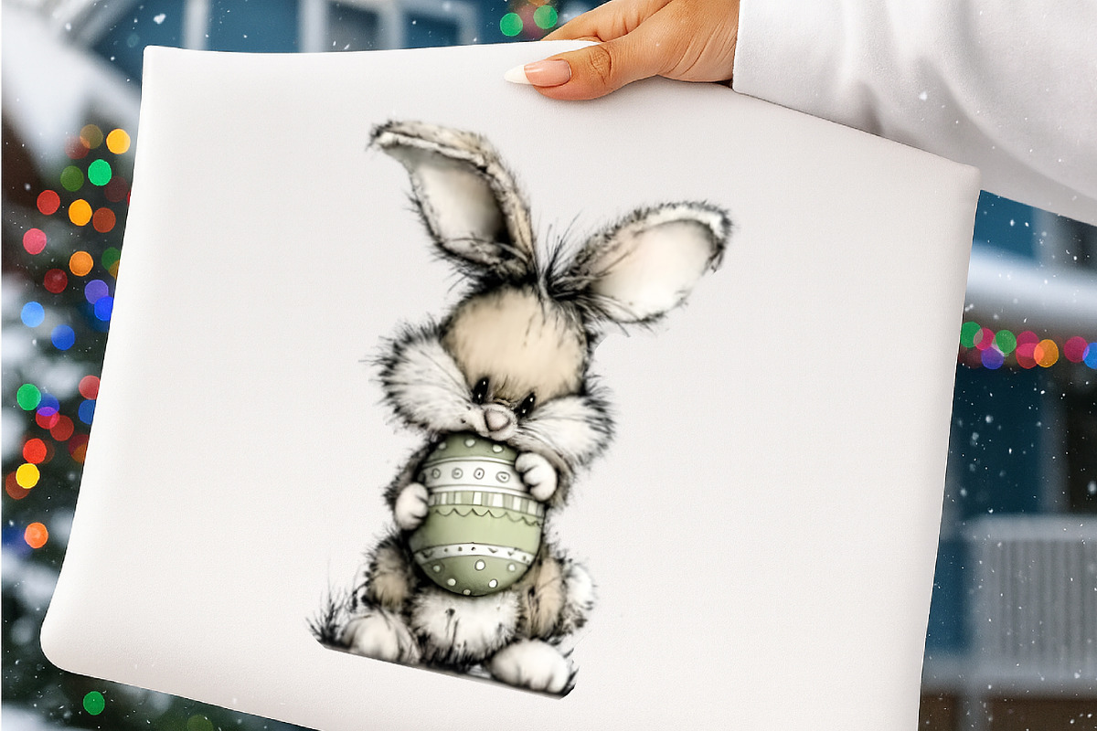 Watercolor easter bunny clipart Png, an Illustration by SinaCreation (Photo 10 of 11)