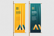 Vertical Banner Mockup, an Advertising Mockup by zpackcreative (Thumbnail 5 of 5)