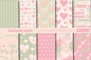 LOVE /Valentine bundle, an Illustration by Poppymoondesign (Thumbnail 7 of 23)