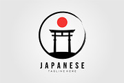 torii japanese zen logo vector, an Object Graphic by Rizkaarishandy_shop (Thumbnail 1 of 4)
