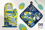Folky Feast Graphic Collection, a Food Illustration by rouxsupplyco (Thumbnail 8 of 12)