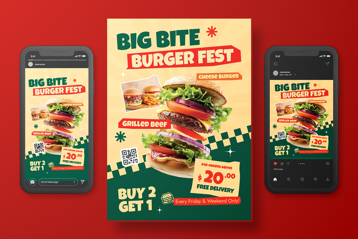 Food Promotion Flyer Set, a Flyer Template by Annora Studio (Photo 3 of 6)
