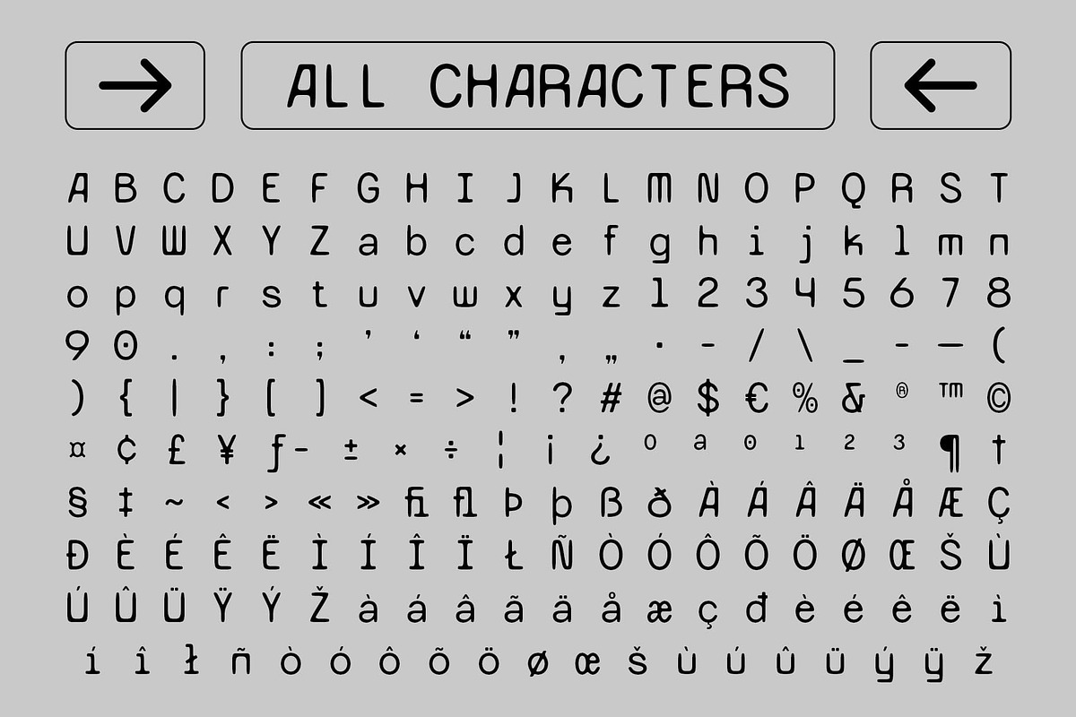 CS Daine Mono Drawn, a Sans Serif Font by Craft Supply Co. (Photo 8 of 8)