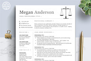 Legal Resume | Lawyer, Law Clerk CV, a Resume Template by The Art of Resume (Thumbnail 1 of 8)