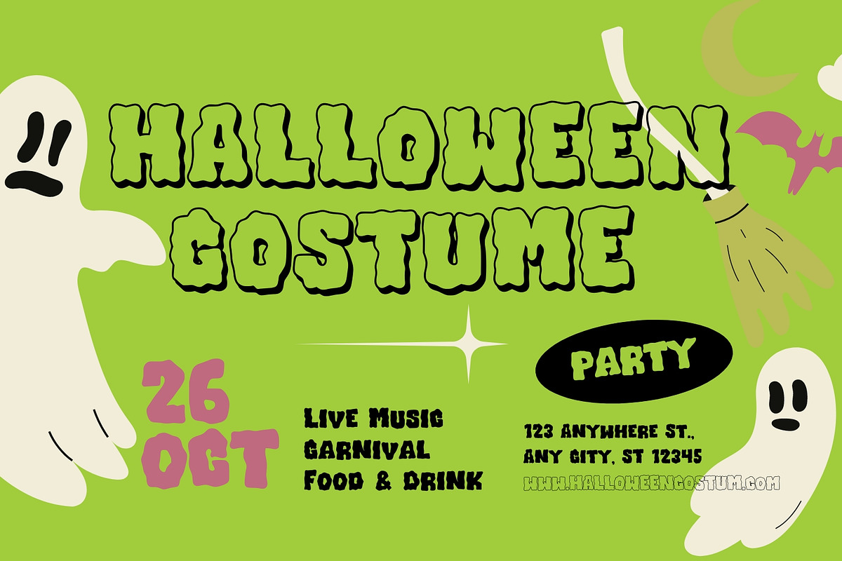 Sticky Scream - Halloween Font, a Font by Arendxstudio (Photo 2 of 12)