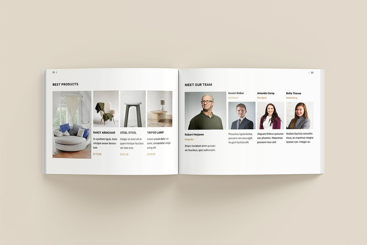 Architecture and Interior Brochure, a Brochure Template by retrographix (Photo 3 of 8)