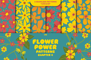 Flower Power Seamless Pattern Ch. 4