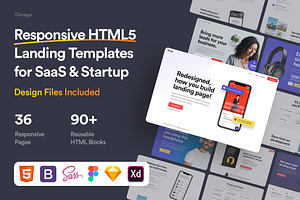 Omega - HTML5 Landing Templates