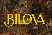 Bilova || Retro Vintage Serif Font, a Script Font by Ermedia Studio (Thumbnail 1 of 10)