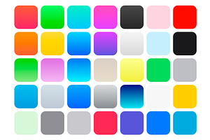 iOS 7 Color Swatches & Gradients