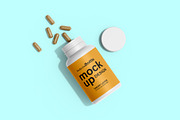 Supplement Bottle Mockup Bundle, a Packaging Mockup by pixelmock (Thumbnail 17 of 35)