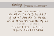Carlony, a Script Font by kerismaker (Thumbnail 4 of 10)