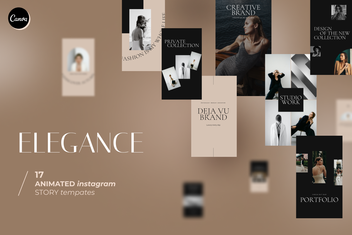 BUNDLE 3 in 1 - for elegant Insta, a Social Media Template by Make It Yours Lab. (Photo 12 of 17)