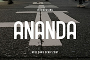 Ananda, a Sans Serif Font by riotama85 (Thumbnail 1 of 5)