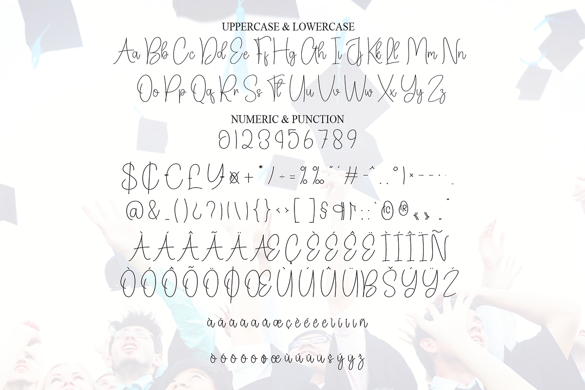 Graduation | Script Font, a Handwritten Font by Scratchones (Photo 7 of 8)