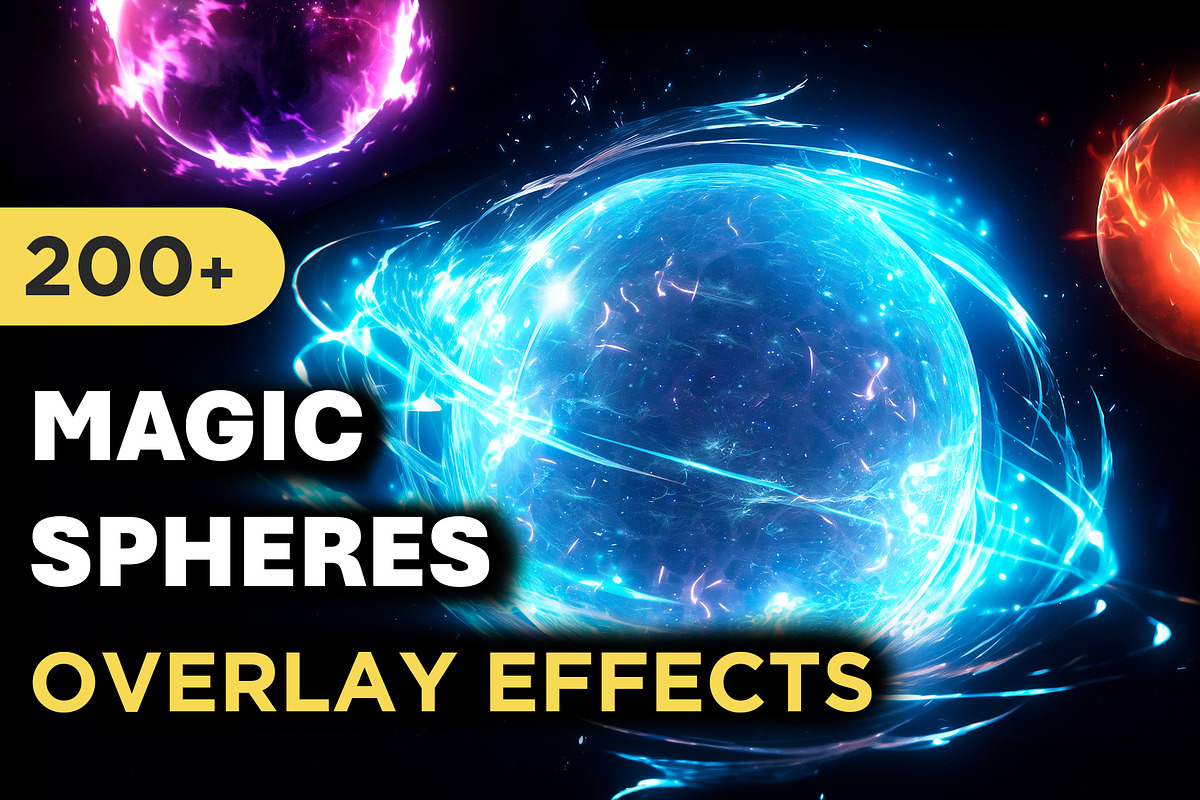 200+ Magic Sphere Overlay Effects, an Object Graphic by Mikel Blazgad (Photo 1 of 11)