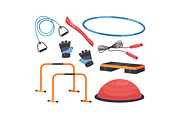 Sports equipment for gym or home set, a Sport Illustration by Good Studio (Thumbnail 3 of 3)