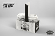 Drink Cup Carrier Packaging Mockup, a Cups & Container Mockup by INCDesign (Thumbnail 6 of 7)