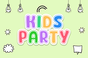 FANCY DISPLAY - Playful Cartoon Font, a Sans Serif Font by KiddoGlyphs Studio (Thumbnail 3 of 5)