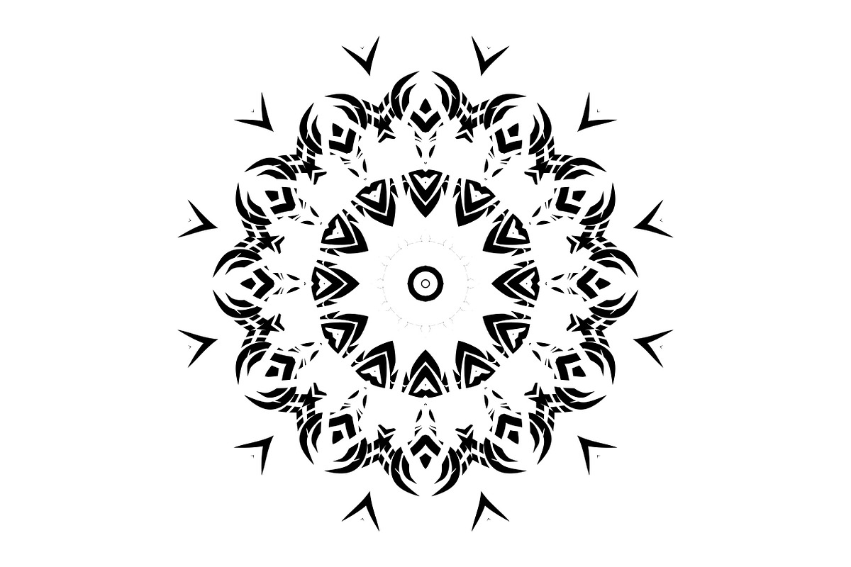 Artistic Mandala Vector Collection, a Decorative Illustration by NJ Himel (Photo 37 of 101)